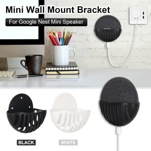 Wall Mount Bracket Practical Convenient Bracket For Google Nest Mini Speaker Voice Assistant Speaker Accessories