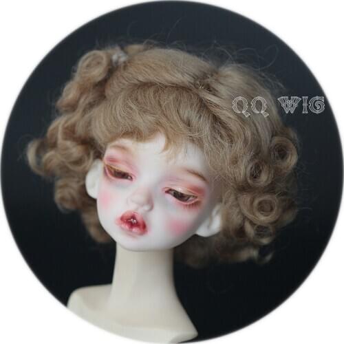 1/6 Bjd Wig Mohair Cute Fashion Wavy Bjd Wig Sd Hair Wig