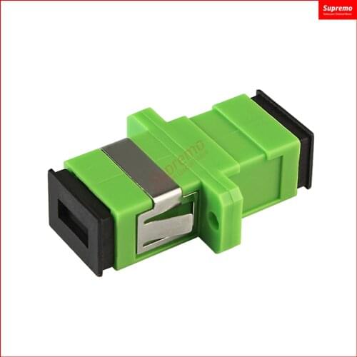 SC/APC Adaptor New SC Female Fiber Optic Simplex Single Mode SC Flange with Flange Plastic Fiber Coupler Free Shipping