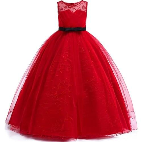 Tutu Princess Children Birthday Party Prom Tulle Long Wedding Bridesmaid Evening Infant Summer Dress Kids Vestidos Girls Clothes