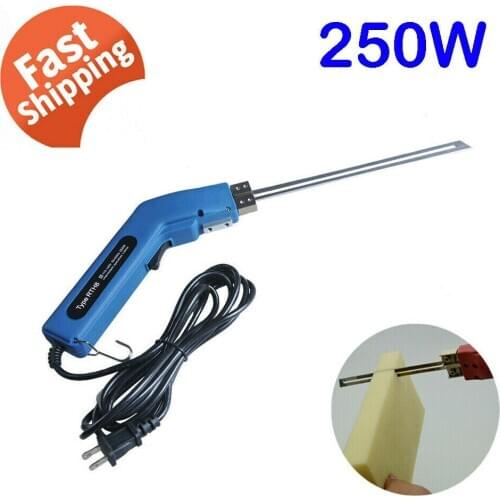 250W Pro Electric Hot Knife Styrofoam Foam Rope Cutter Tool Blades Accessories