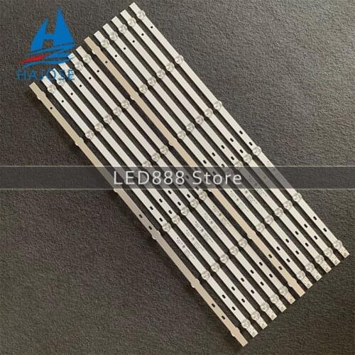 100% New 12pcs/Kit LED strips for SILO 65 TV SL65V3 DLED65HD 12X6 1003 DLED65HD 12X6 1004