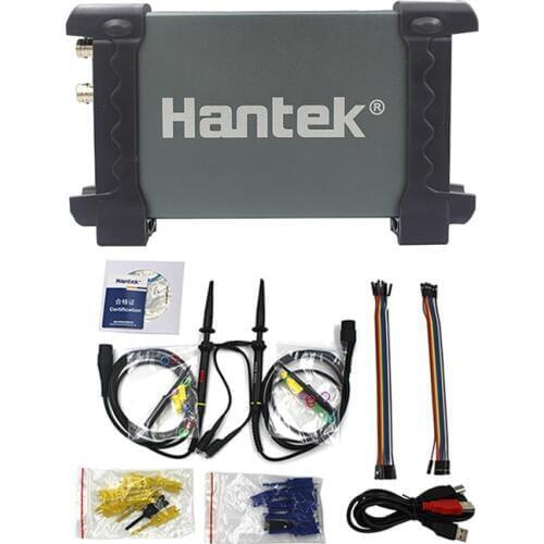 Hantek 6022BL PC USB Oscilloscope Digital Portable 2 CH 20MHz Bandwidth 48MSa/s Sample Rate 16 Channels Logic Analyzer