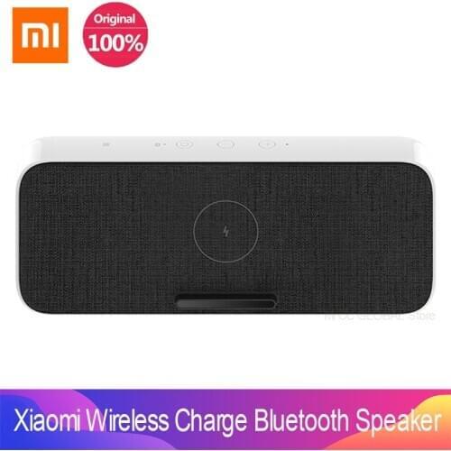 Xiaomi Bluetooth 5.0 Wireless Charging Speaker Dual Bass 30W Max Charger For iPhone 11 Xiaomi 9 10 Pro S10 Phone