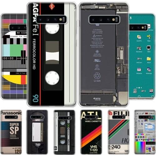 Funny spoof tape Phone Case For Samsung Galaxy S20 S10 S21 Ultra Note 10 20 S9 S8 S7 FE Plus Lite Cover Soft Silicone TPU