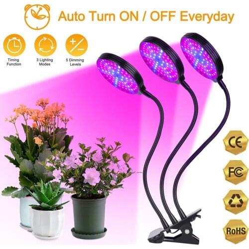 Plant Grow Light Waterproof Full Spectrum LED Grow Lights for Indoor Plants