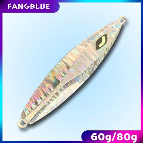 1PC 60g 80g Metal Jig Fishing Lure Artificial Bait Sinking Carp Fishing Accessories Bass Sea Fishing Tackle For Saltwater