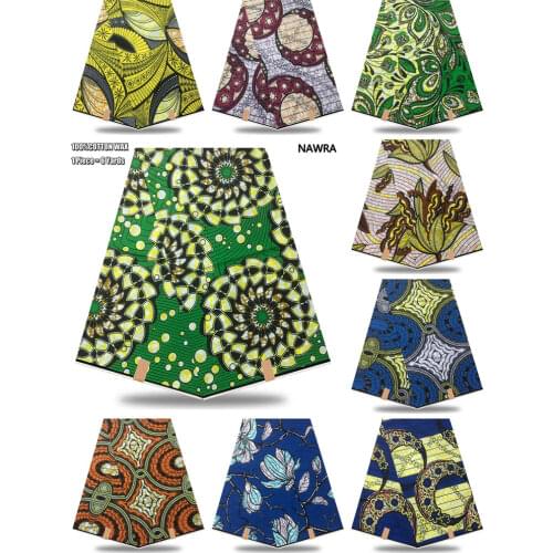 High Quality African Women wax prints fabric veritable Ankara wax Nigerian Style 100% cotton African Real wax fabrics XYSPW7