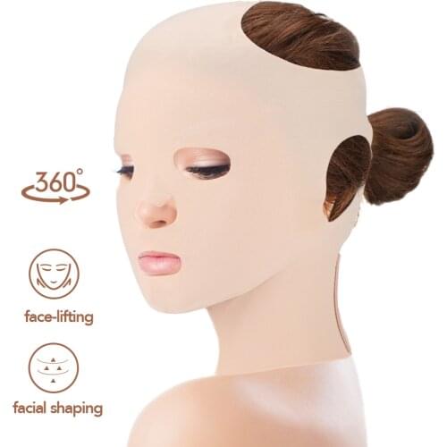3D Breathable Facial Slimming Bandage V Shaper Face Lift Up Band Thin Mask Reduce Double Chin Anti Wrinkle Reusable Beauty Tools