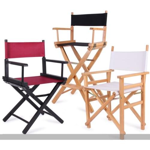 A, Artist Director Chair Foldable Outdoor Furniture Lightweight Photography Accessorice Portable Folding Director Makeup Chair