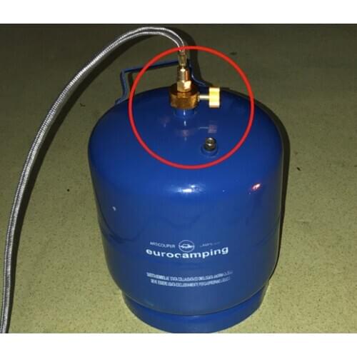 Aluminum Alloy Gas Stove Conversion Flat Tank Adapter Butane Canister Gears