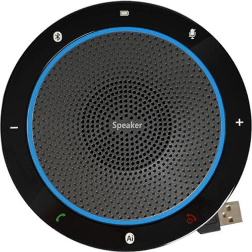 Bluetooth Conference Microphone USB Omni-direction Audio Pickup Speakerphone