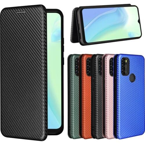 For Blackview A70 Case Carbon Fiber Flip Leather Case For Blackview A70 A 70 Business Magnetic Wallet Card Slot Slim Cover 2021