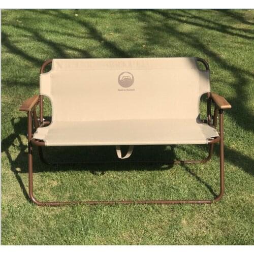 Double folding chair portable outdoor camping picnic beach chairs leisure chairs child