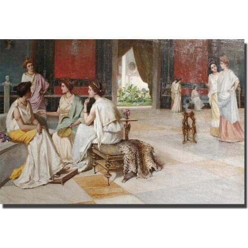 European court party Wall Art Posters And Prints World Famous Oil Paintings Replica Wall Art Pictures For Living Room Decoration