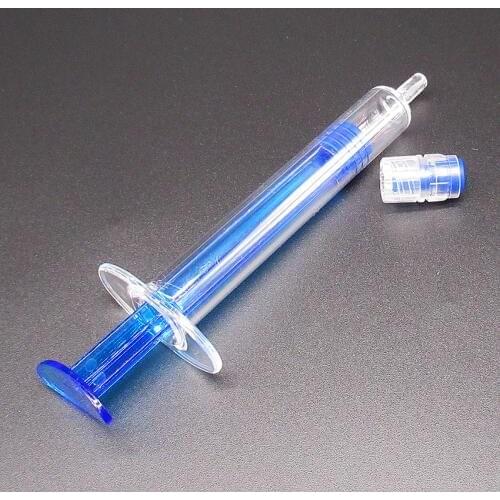 Hot sale product airless cosmetic bottle 3ml injection syringe shape package for hyaluronic acid,empty syringe 100pcs/lot