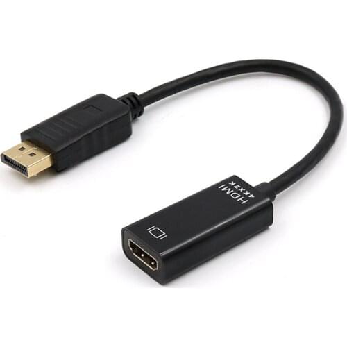 Displayport to HDMI-compatible 4K cable DP to HDMI 4K adapter 1080P converter cable for HP Dell Lenovo Asus PC laptop monitor