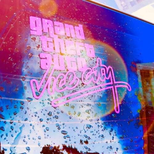 Classic Game Car Styling Exterior Accessory Sticker Motorcycle Decals for Grand Vice City