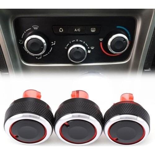 CAR HEATER SWITCH KNOBS BUTTONS FOR PEUGEOT 307 For CITROEN C4 (05-10) CLIMATE DIALS FRAME RING A/C CONTROL AIR CON COVER
