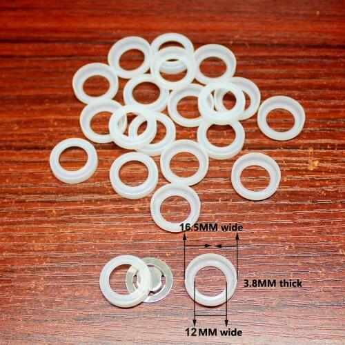 100pcs/lot Lithium Battery Cap 18650 Fittings Gaskets White Aprons Nickel Metal Hydride Cadmium Meson