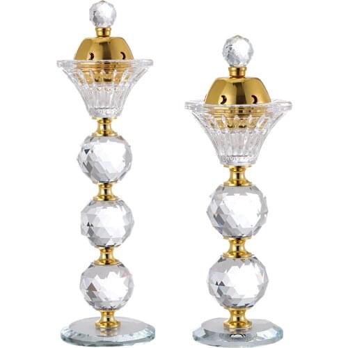 Arabian Crystal Incense Burner Bakhoor Oud Burner Incenser Holder Stand