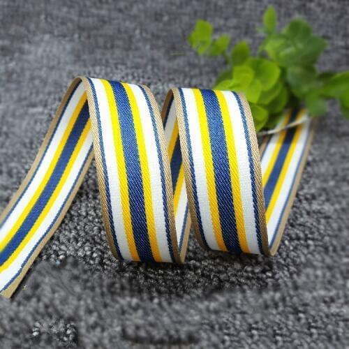 20MM 1meter Grosgrain Printed Stripe Ribbon DIY Clothing backpack Accessories Wedding Party Decoration Supplementary material