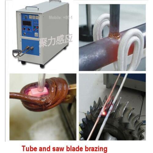 Induction Heating machine preheat steel rim for welding brazing steel tubes