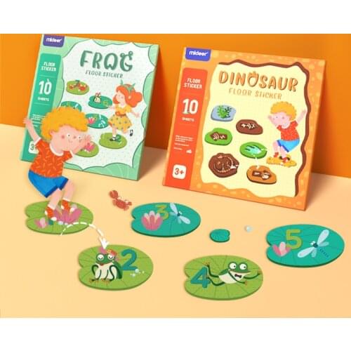 Mideer Children Colorful Cartoon Baby Interesting Floor Sticker Outdoor Playing Game Toys