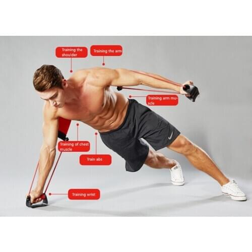 K2026 Multi - function puller black ribbon Fitness exercise equipment for men and women