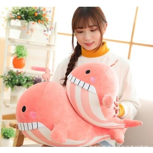 Soft lovely 40/50cm New hot air balloon dolphin doll cute plush toy girl holding doll good quality toy Childrens birthday gift