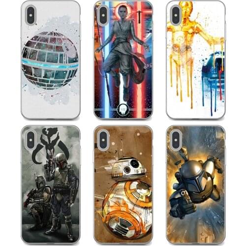Yoda-and-bb8-cute-bot Soft TPU Covers For Xiaomi mi Redmi Note 3 4 4X 5 6 7 8 8t 9 9s 9t 10 pro lite