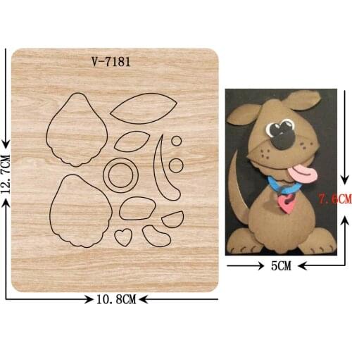 New DOG wooden dies cutting dies for scrapbooking Multiple sizes V-7181