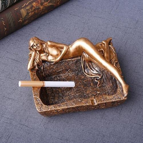 Sexy Long Legs Beauty Design Resin Ashtray Ash Tray Cigarette Holder Ashtrays Smoking Accessories Office Home Decor