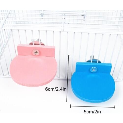 Plastic Stand Platform Pet Bird Toys Parrot Rack Hamster Perches Paw Grinding Clean Cage Accessories for Gerbils Mice Toys