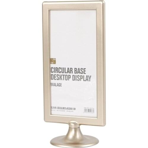 10x20cm Photo Menu Frame pictures telaio Menu Holder Stand Picture Frame Foto frame Desk Sign Label Holder Stand Rack