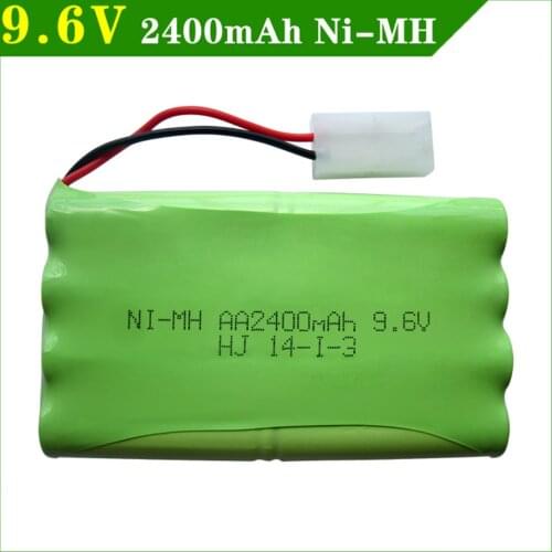 Tamiya Connectors 9.6V 2400mAh Remote Control toy electric lighting lighting security facilities AA battery Ni-MH battery group