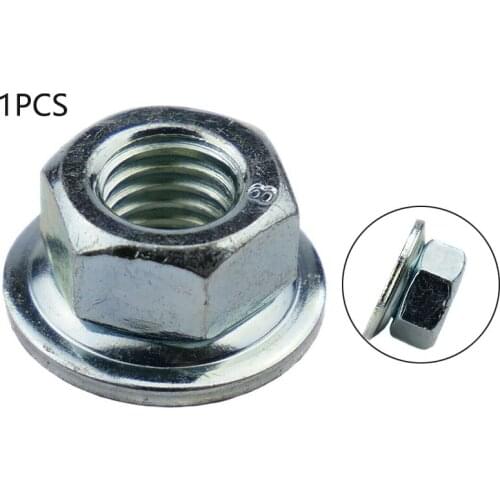 Universal M8x1.25 Screw Nut LH Left Hand Thread Flanged Blade Nut Bolt For Trimmer Brushcutter Mower Tool Repair Accessories