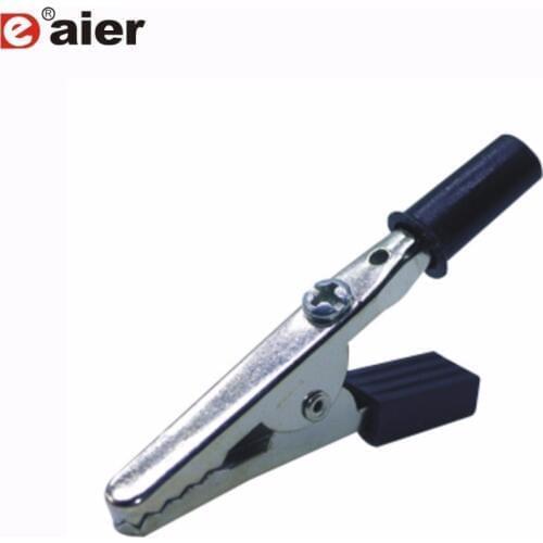 10PCS Alligator Clip Insulated Crocodile Clips DIY Test Leads Wire Jumper Plastic Handle Test Probe Metal Adjustable