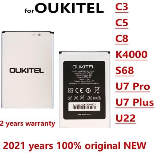 100% Original 1ICP4/58/81 2000mAh Replacement battery For OUKITEL C5 PRO / C5 High Quality Batteries Bateria +Tracking number