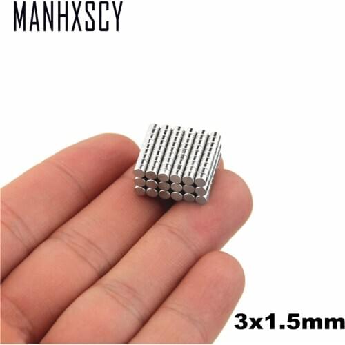 10000pcs Neodymium N35 Dia 3mm X 1.5mm Strong Magnets Tiny Disc NdFeB Rare Earth For Crafts Models Fridge Sticking 3x1.5mm