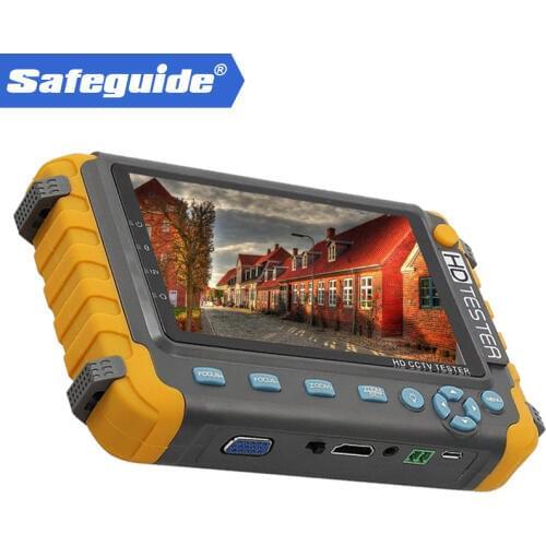 2018 Upgraded IV8W 5 inch CCTV Tester Monitor 5MP 4MP TVI AHD CVI CVBS Security Camera Tester Support PTZ Audio VGA