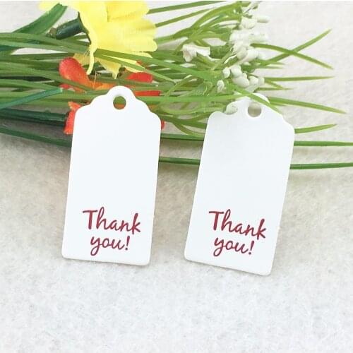 4x2cm 400pcs/lot personalized thank you wedding tags wedding favor tags Personalized Gift Tags
