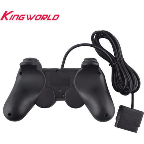 50pcs Wired Vibration Joystick Game controller Gamepad for S-ony for P-layStation 2 for P-S2 Controller