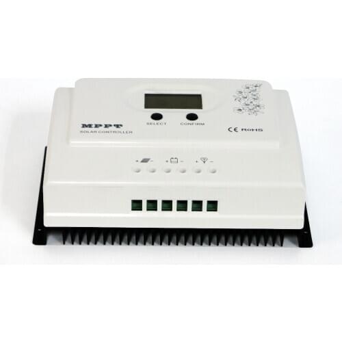 50A, DC 12V/24V, MPPT Solar Charge Controller LCD and RS485 display,USB available for 12V battery and home application