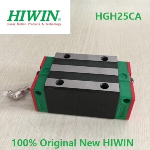 6pcs 100% original Hiwin HGH25CA linear narrow blocks match with HGR25 linear guide rail (only blocks)