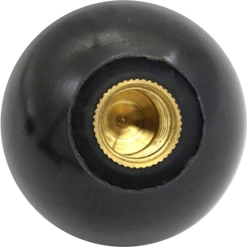 7 Sizes Thread Plastic Clamping Copper Core Knob Ball Shaped Head Clamping Nuts Knob M4/M5/M6/M8/M10/M12 1PCS