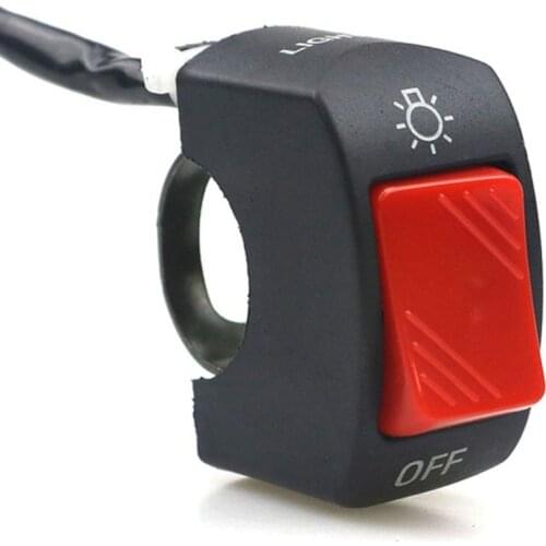 Motorcycle Electric Vehicle Accessories Second-line Headlight Switch IP65 Waterproof Anti-corrosion Switch