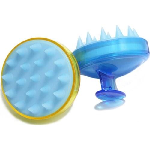 Anti Detangler Shampoo Scalp Massage Brush Comb Silicone Shampoo Brush Hair Washing Shower Bath Comb Spa Massage Hair Comb