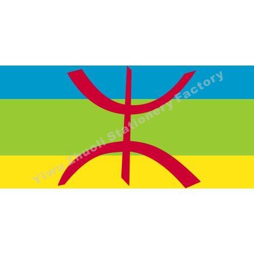 Berber Flag 144X96cm (5x3FT) 120g 100D Polyester Double Stitched High Quality Banner Ensign Free Shipping