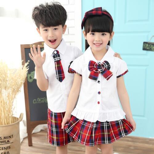 2017 Children Clothing Sets Kids School Uniform performance Clothes 3-14 Ages Boys and Girls Clothes dance set